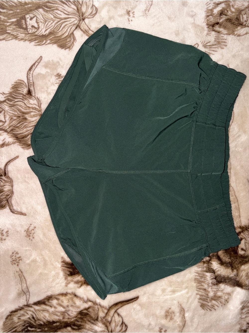Mondetta Dark Green Athletic Shorts